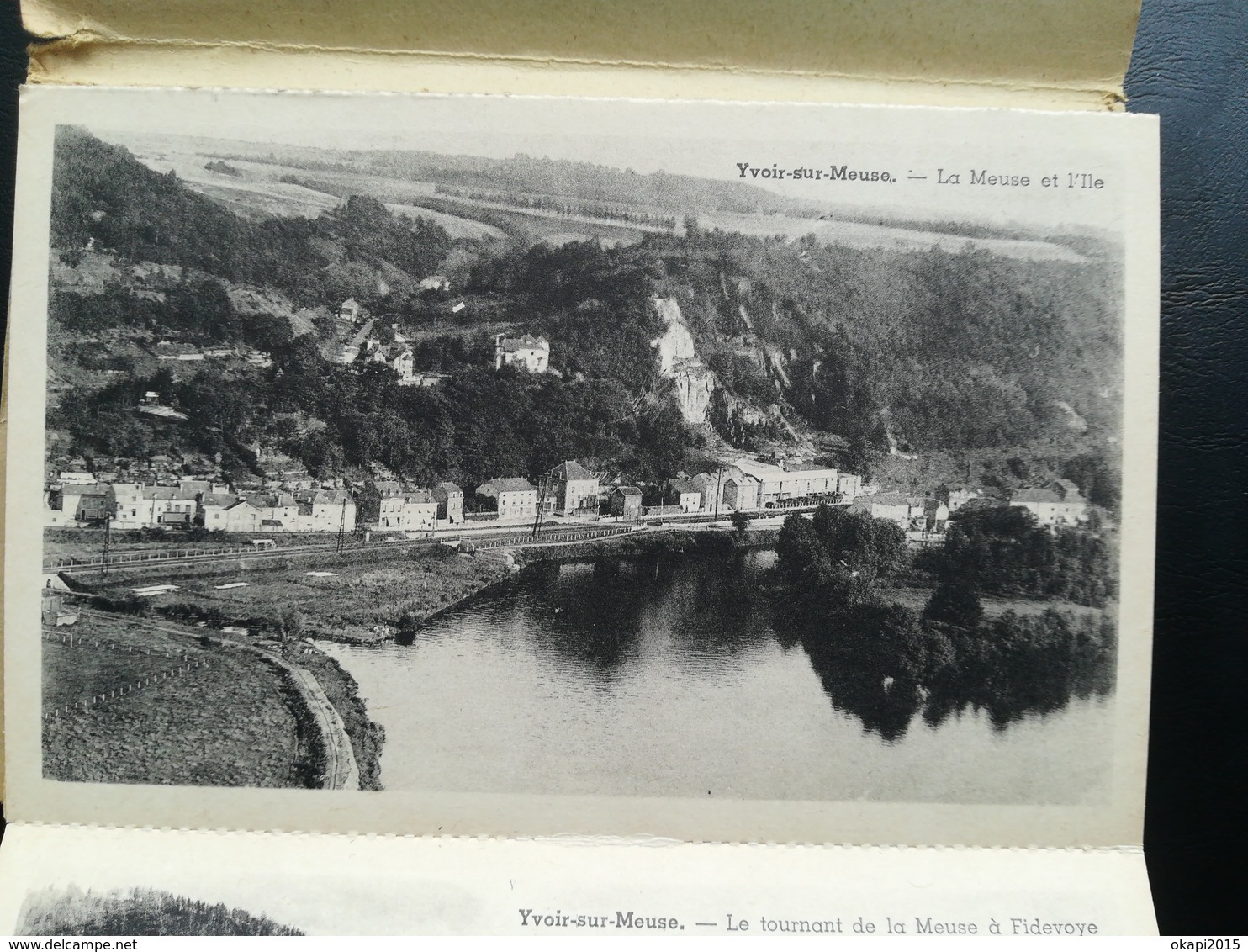 YVOIR  -  SUR -  MEUSE NAMUR WALLONIE BELGIQUE CARNET DE 9 VIEILLES CARTES POSTALES + 9  PHOTOS RÉVÉREND DOYEN YVOIR