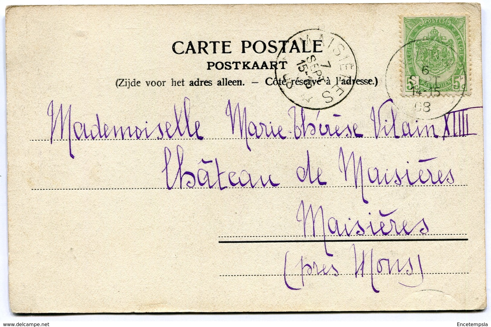 CPA - Carte Postale - Belgique - Vallée De L'Ourthe - Paysage - 1908 (M8296) - Autres & Non Classés