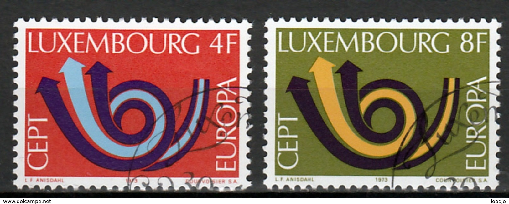 Luxemburg Europa Cept 1973 Gestempeld Fine Used - Usati