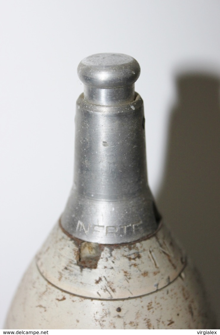 Militaria - OBUS DE MORTIER N°3 INERTE 80MM A IDENTIFIER - Munition / Artillerie / Missile / Grenade / Armée Française ? - Armes Neutralisées