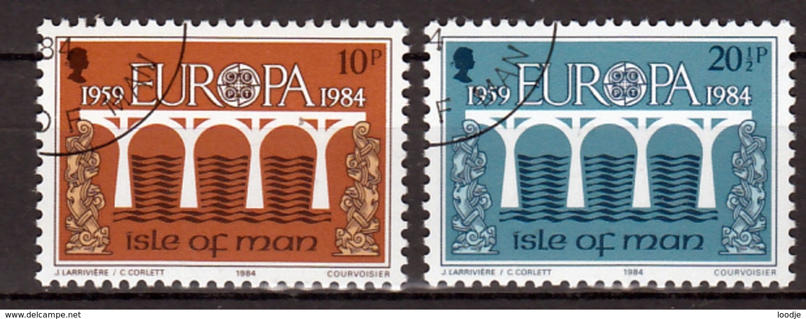 Man (Eiland) Mi 261,262  Europa Cept 1984 Gestempeld Fine Used - 1984