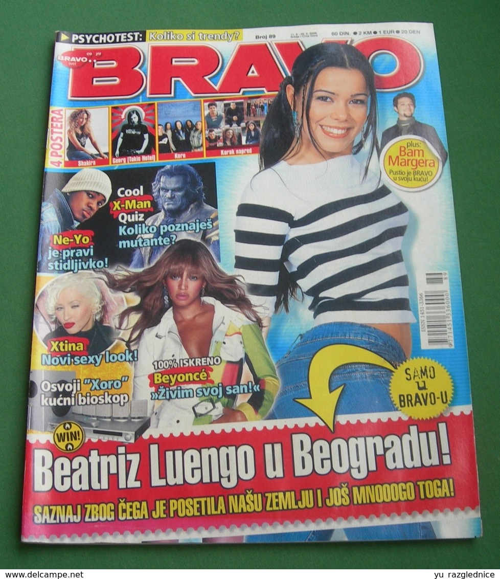 Beatriz Luengo Beyonce - BRAVO Serbian May 2006 VERY RARE - Magazines