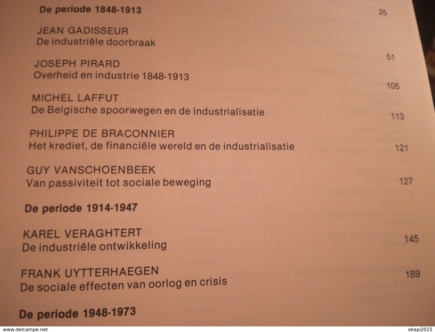 DE INDUSTRIE IN BELGIË TWEE EEUWEN ONTWIKKELING 1780 - 1980 BOEK TENTOONSTELLING GESCHIEDENIS  LIVRE  EXPOSITION