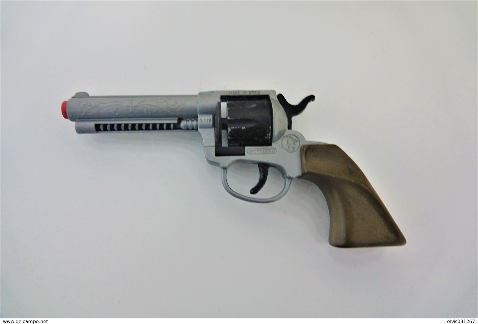 Vintage TOY GUN : GONHER NO. 119 - L=18cm - 200*s - Spain - Keywords : Cap Gun - Cork Gun - Rifle - Revolver - Pistol - Decotatieve Wapens