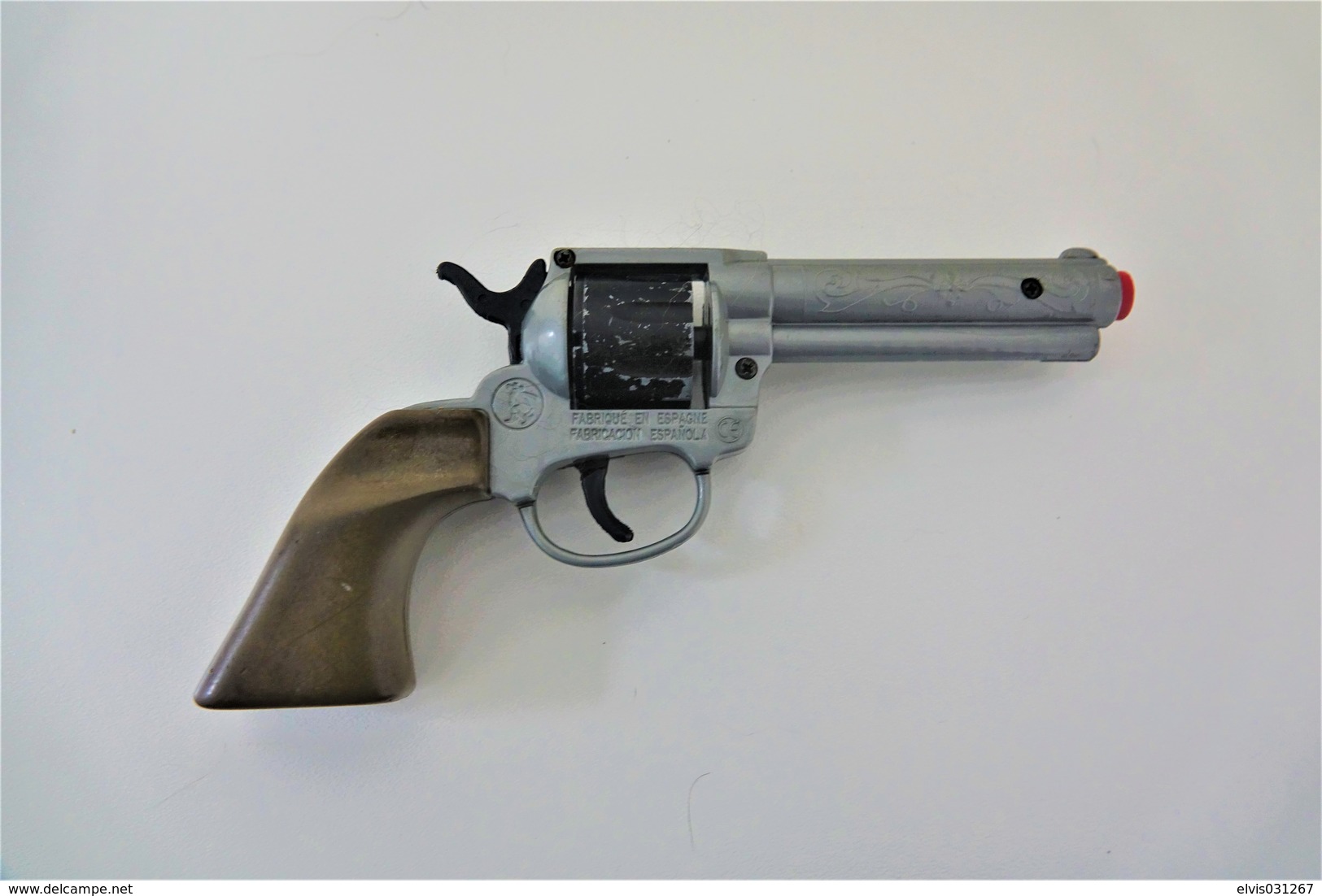 Vintage TOY GUN : GONHER NO. 119 - L=18cm - 200*s - Spain - keywords : Cap Gun - Cork gun - Rifle - Revolver - Pistol