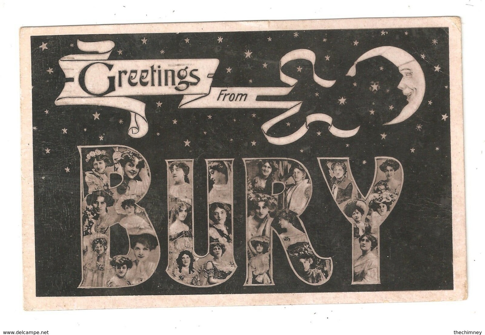 GREETINGS FROM BURY ACTRESS LARGE LETTERS SENT TO MRS BARNARD 25 ROMFORD ROAD HOLBROOKS COVENTRY JANUARY 1944 - Altri & Non Classificati