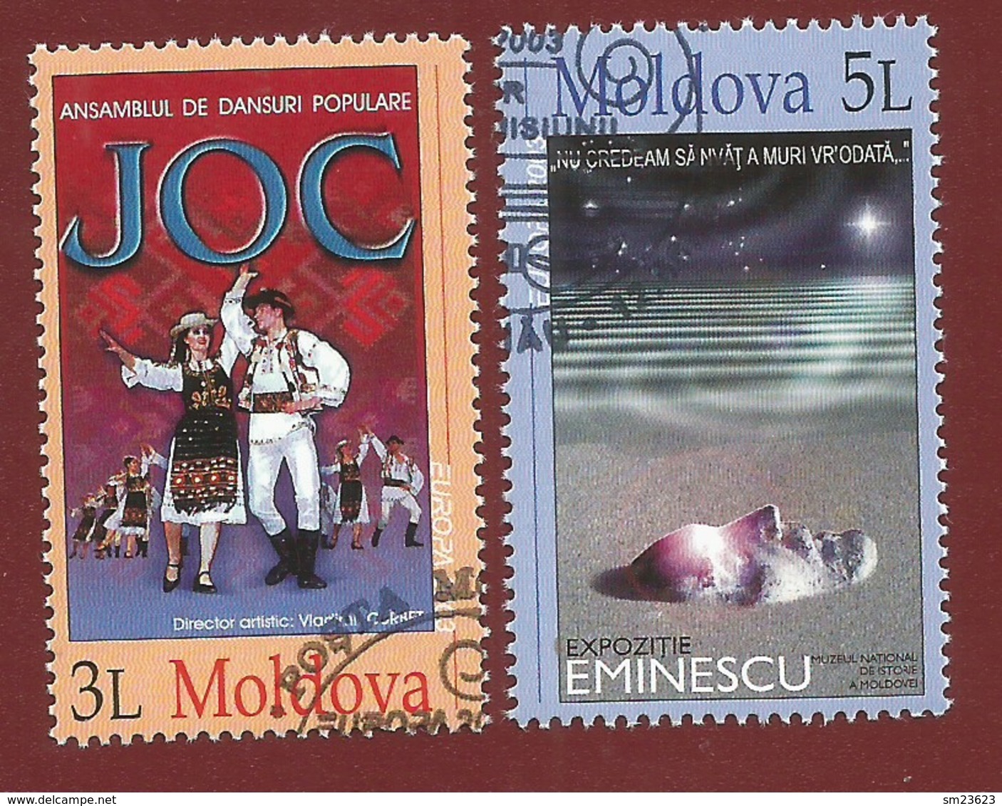 Moldau 2003   Mi.Nr. 463 / 464  , EUROPA CEPT -  Plakatkunst - Gestempelt / Fine Used / (o) - 2003