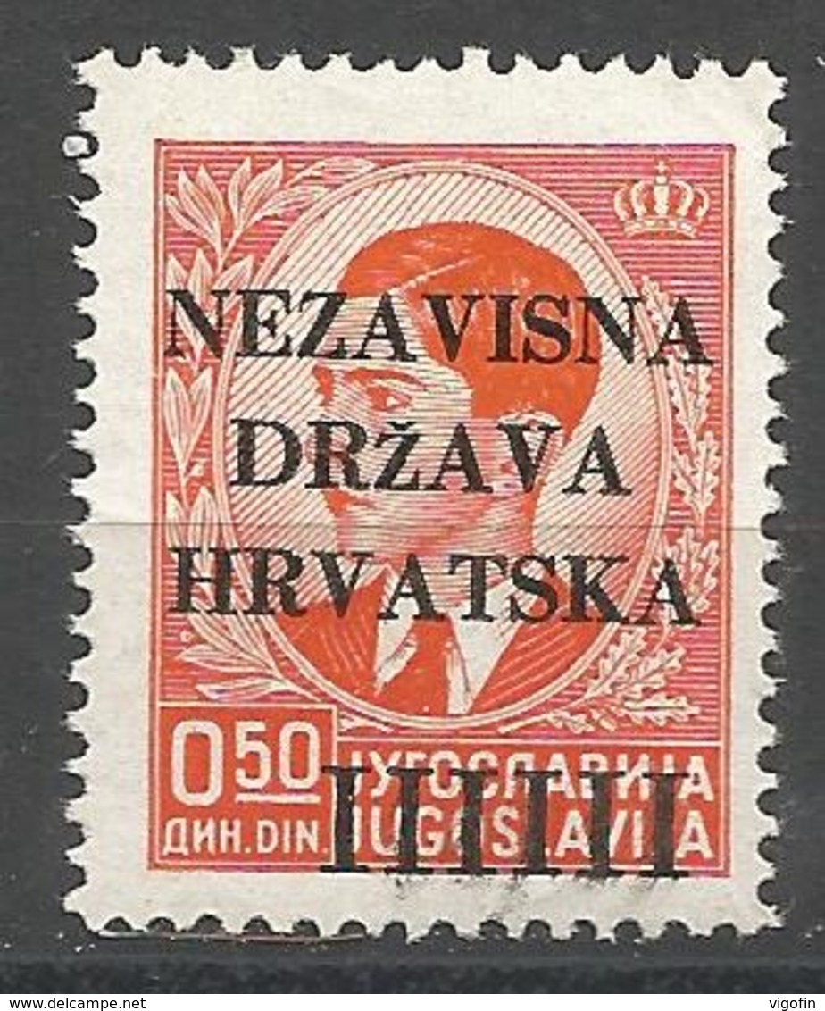 HR 1941-01 DEFINITIVE, CROATIA HRVATSKA, 1 X 1v, MNH - Croatie