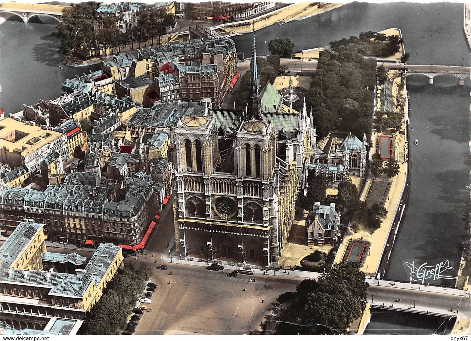 Carte GRAND FORMAT PARIS-75-Cathédrale Notre-Dame 1163-1260-Flèche Brulée 15-04-2019-Eglise-Religion-Flamme Croix-Rouge - Kerken