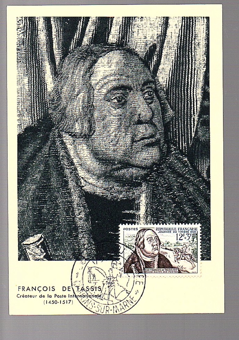 Maximum Card 1957 Franz Von Taxis (1459-1517) Albrecht Dürer (190) - 1950-1959