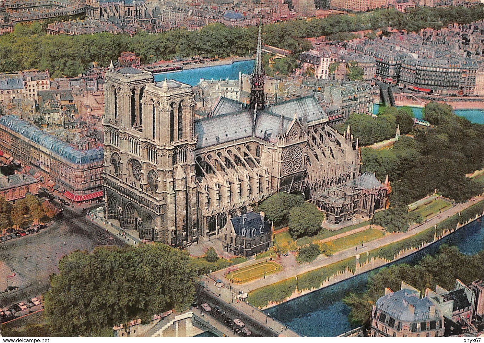 Carte GRAND FORMAT PARIS-75-Cathédrale Notre-Dame 1163-1260-Flèche Brulée 15-04-2019-Eglise-Religion - Kerken