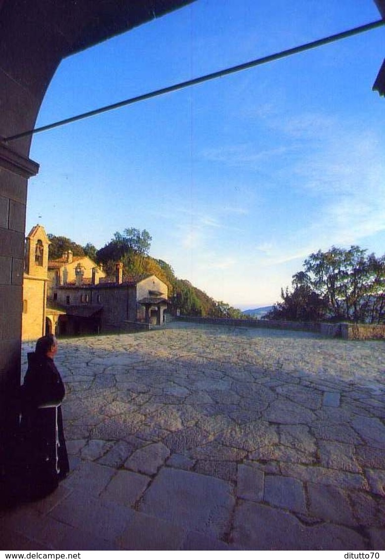Santuario Della Verna - Arezzo - Scorcio Dal Porticato Della Basilica - Formato Grande Non Viaggiata – E 11 - Arezzo