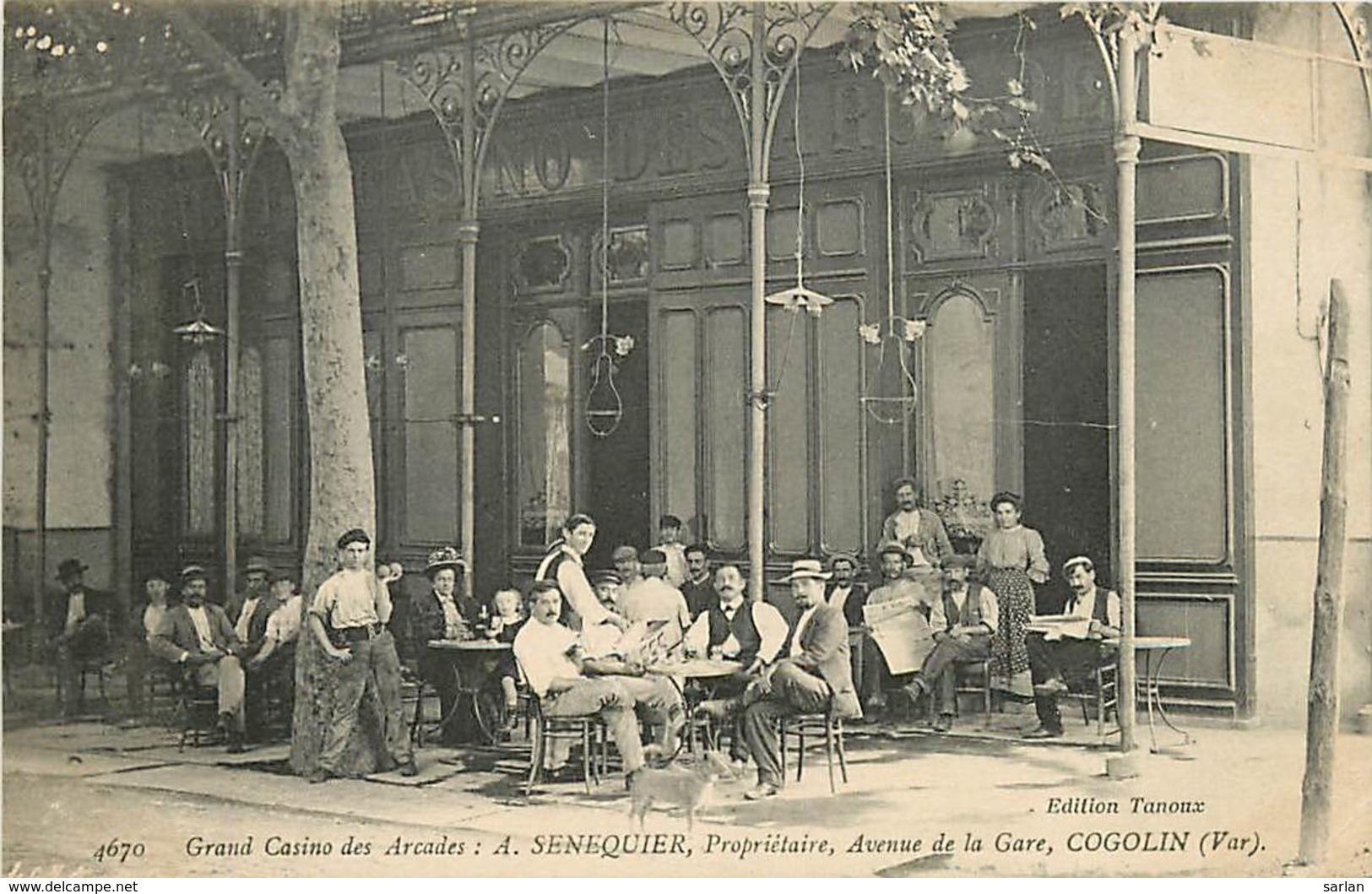 83 , COGOLIN , Grand Casino Des Arcades , A Senequier Avenue De La Gare , * 423 15 - Cogolin