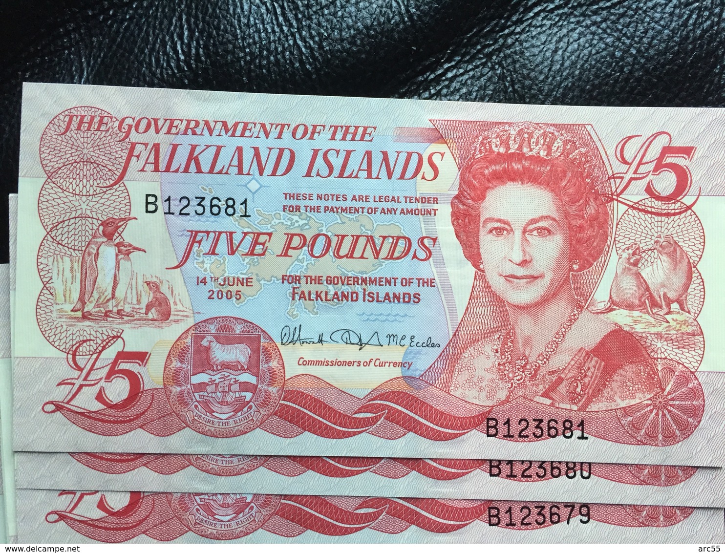 Falkland Islands £ 5 Pound 2005 Banknote BUNC - Falklandeilanden