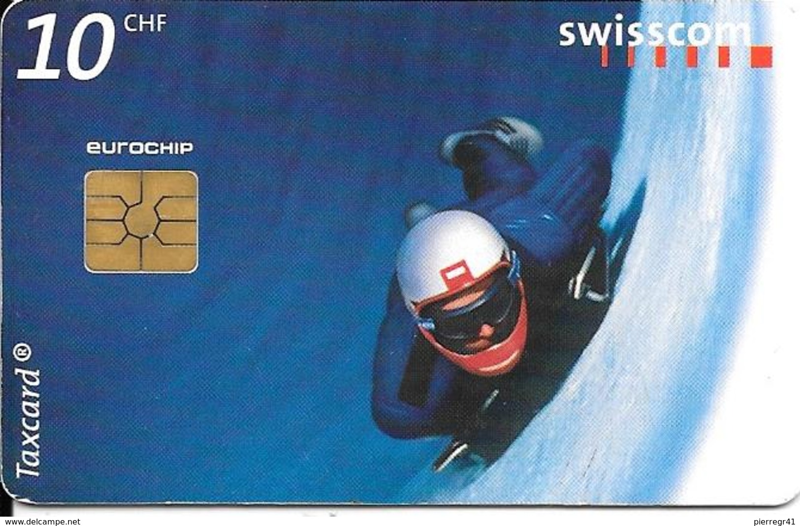 CARTE-PUCE-SUISSE-10CHF-Gem2-Se42-09/98-LUGE-TBE - Suisse