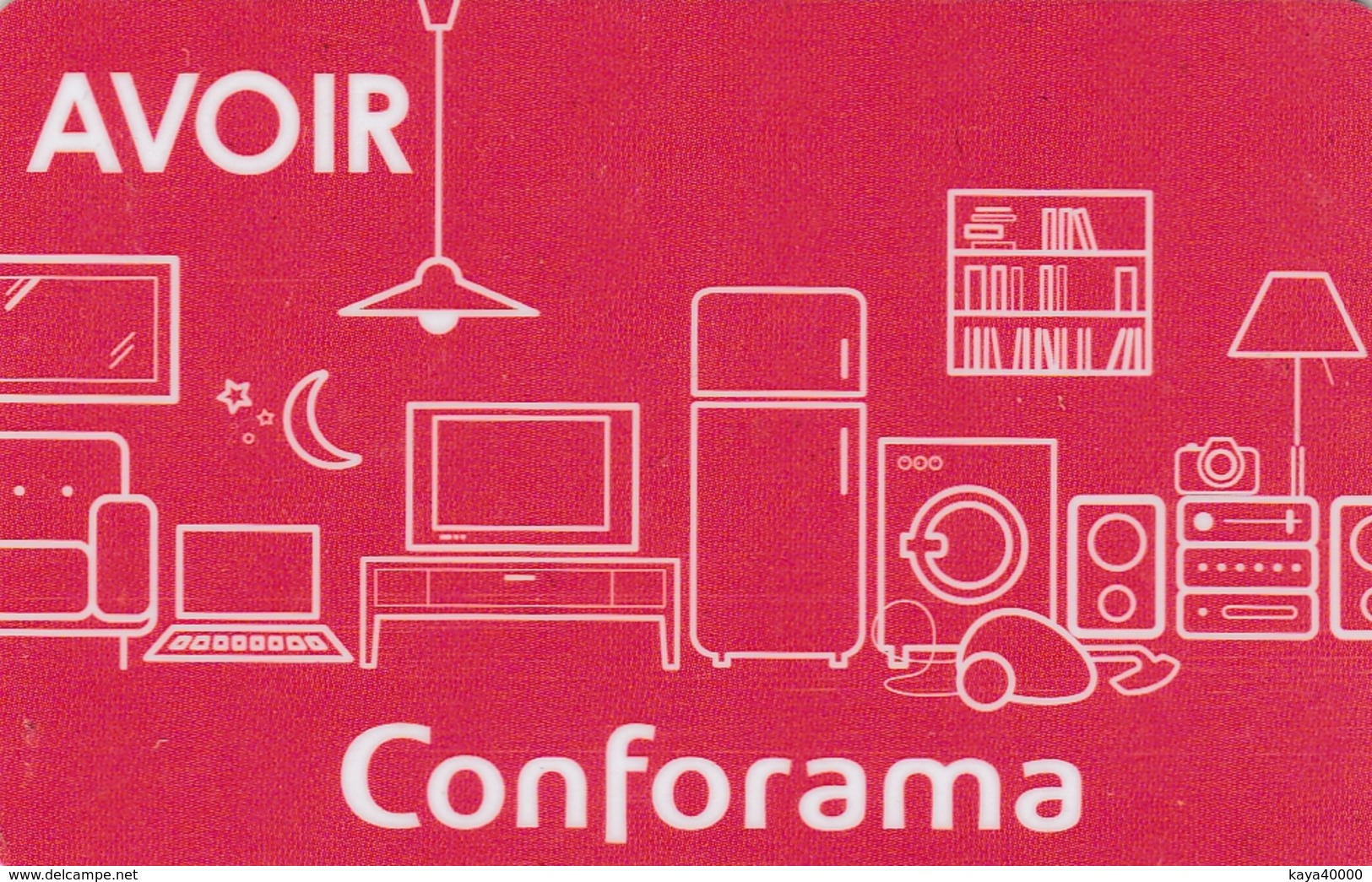 Carte Cadeau   ## CONFORAMA  Avoir ##    Gift Card, Giftcart, Carta Regalo, Cadeaukaart - Cartes Cadeaux