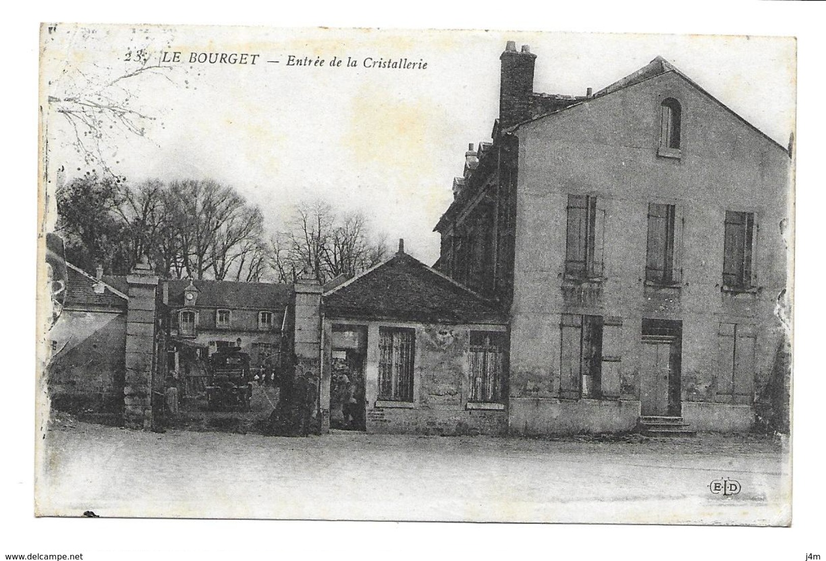 93/ SEINE SAINT DENIS..MONTREUIL...LE BOURGET. Entrée De La Cristallerie - Le Bourget