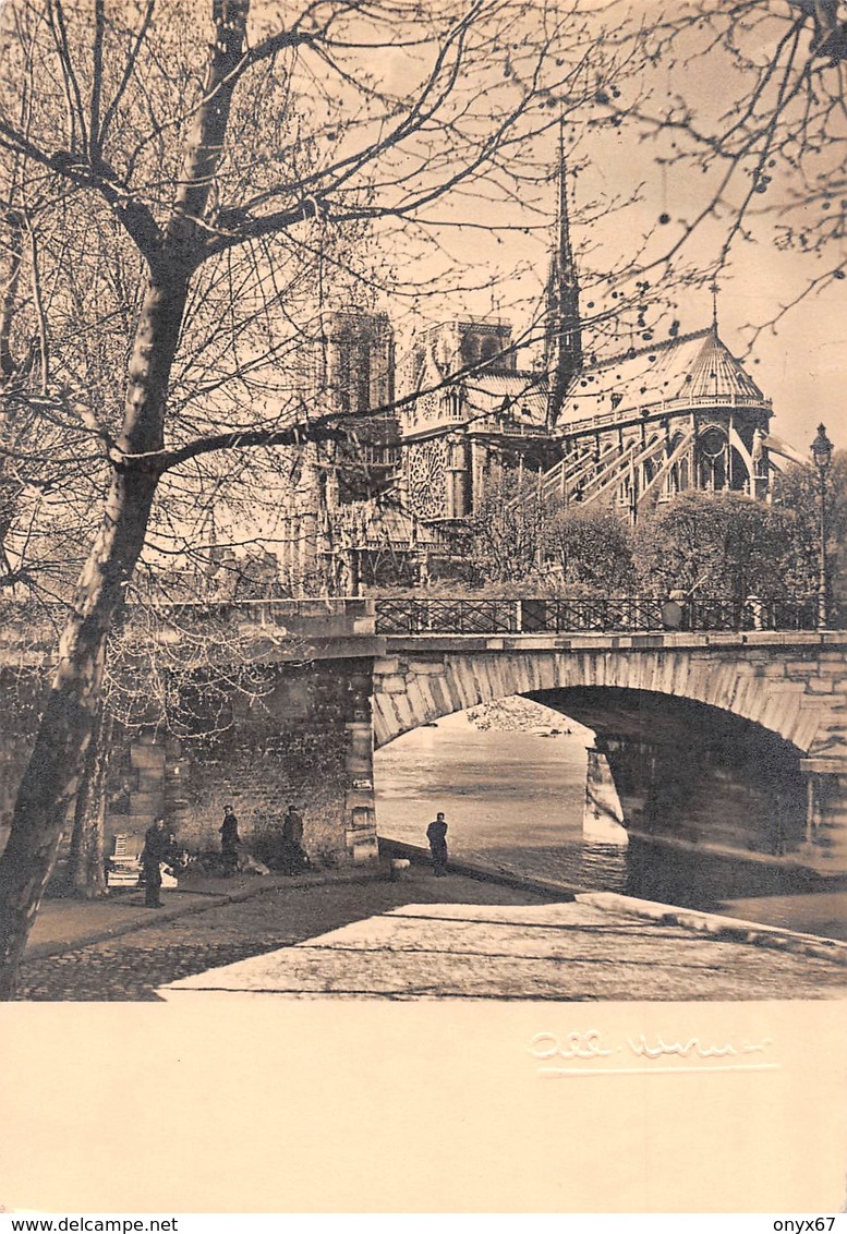 Carte GRAND FORMAT PARIS-75-Cathédrale Notre-Dame-1163-1260-Flèche Brulée 15-04-2019-Photo D'Art Albert MONIER - Eglises