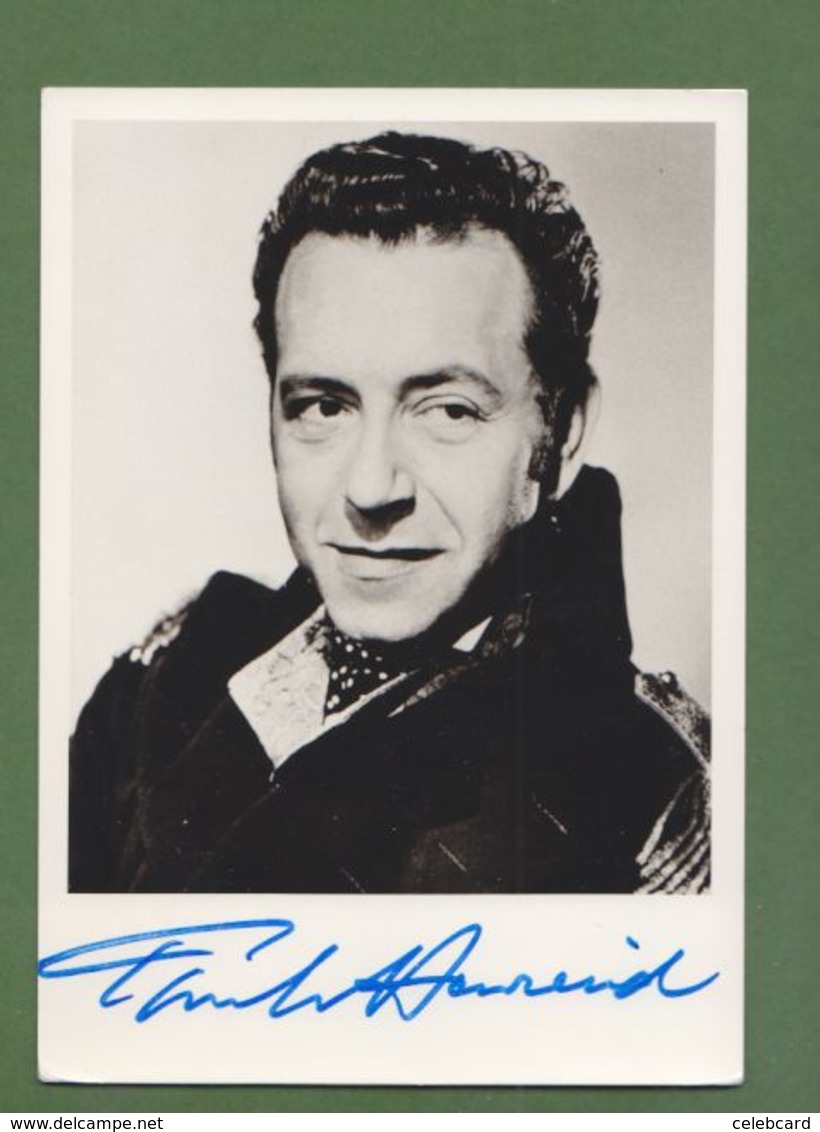 PAUL HENREID  AUTOGRAPHE / AUTOGRAMM  In Person Signed Photo 10 X 15 Cm - Andere & Zonder Classificatie