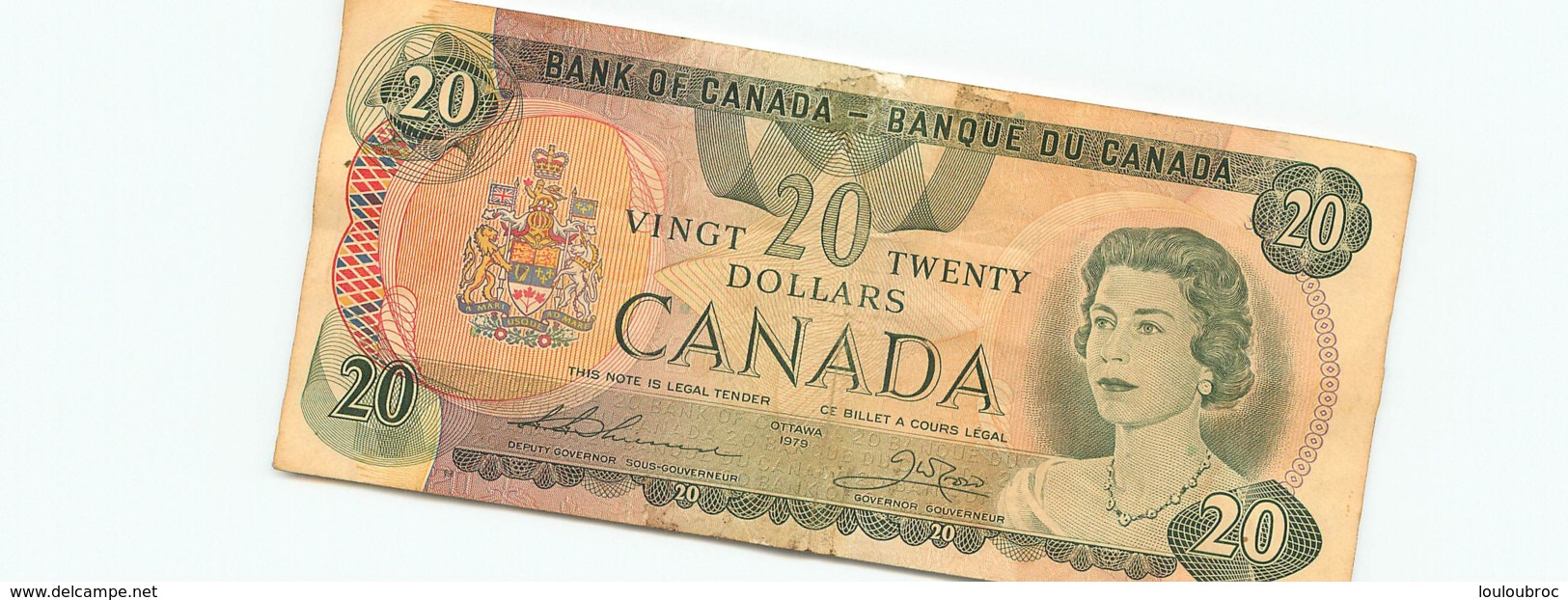 BILLET CANADA VINGT 20 TWENTY DOLLARS CANADA 1979 - Canada
