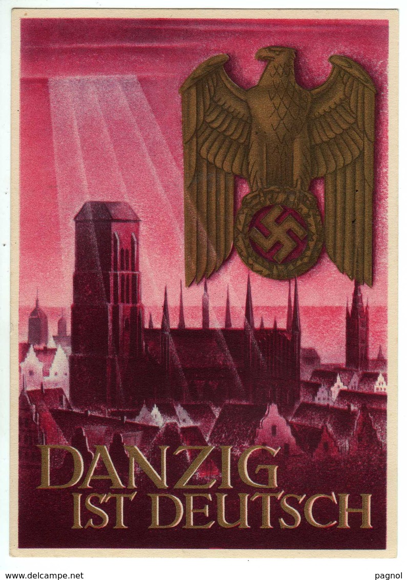 Pologne : III Reich : Danzig Ist Deutsch ( Propagande ) Entier Postal - Poland