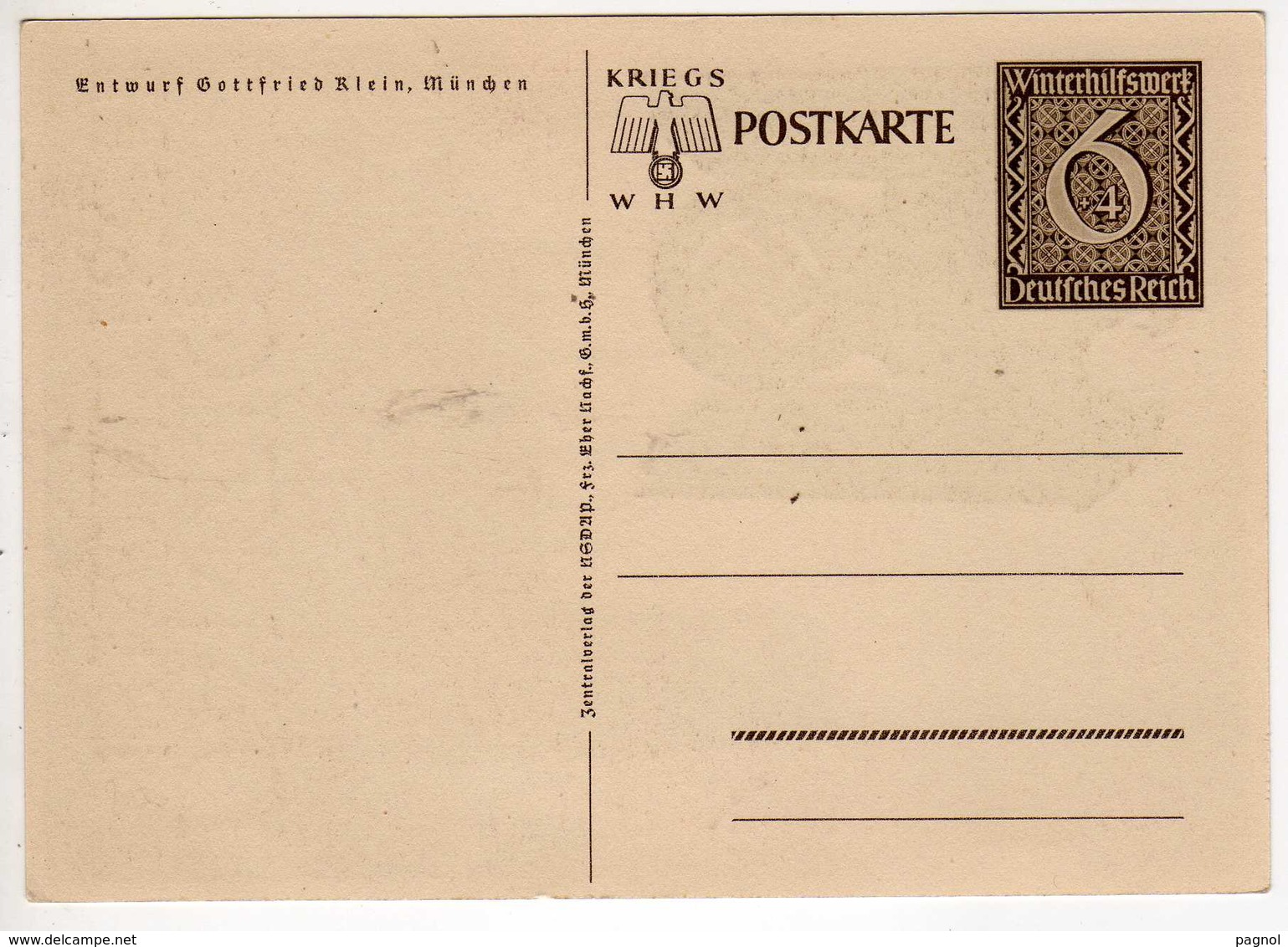 Pologne : III Reich : Danzig Ist Deutsch ( Propagande ) Entier Postal - Pologne