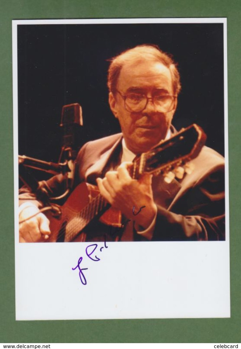 JOAO GILBERTO In Person Signed Glossy Photo 13 X 18 Cm  AUTOGRAPHE - Sonstige & Ohne Zuordnung