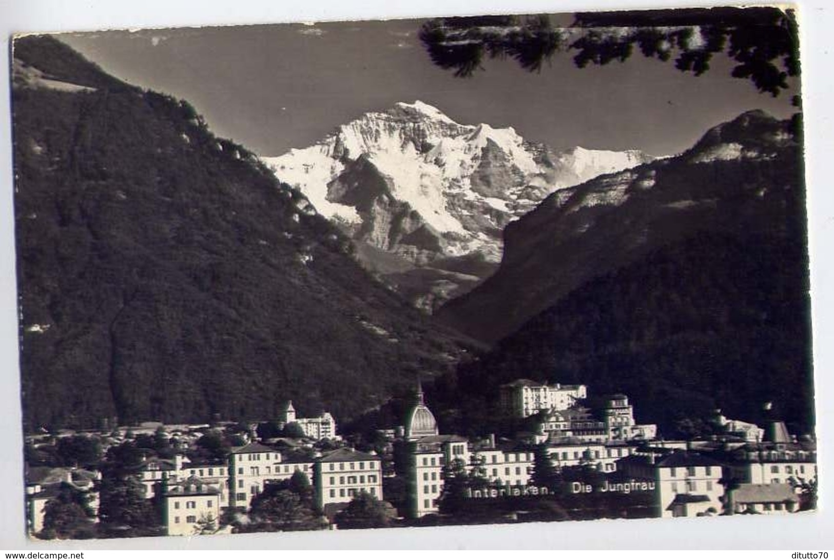 Interlaken - Die Jungfrau - Formato Piccolo Viaggiata – E 11 - Altri & Non Classificati