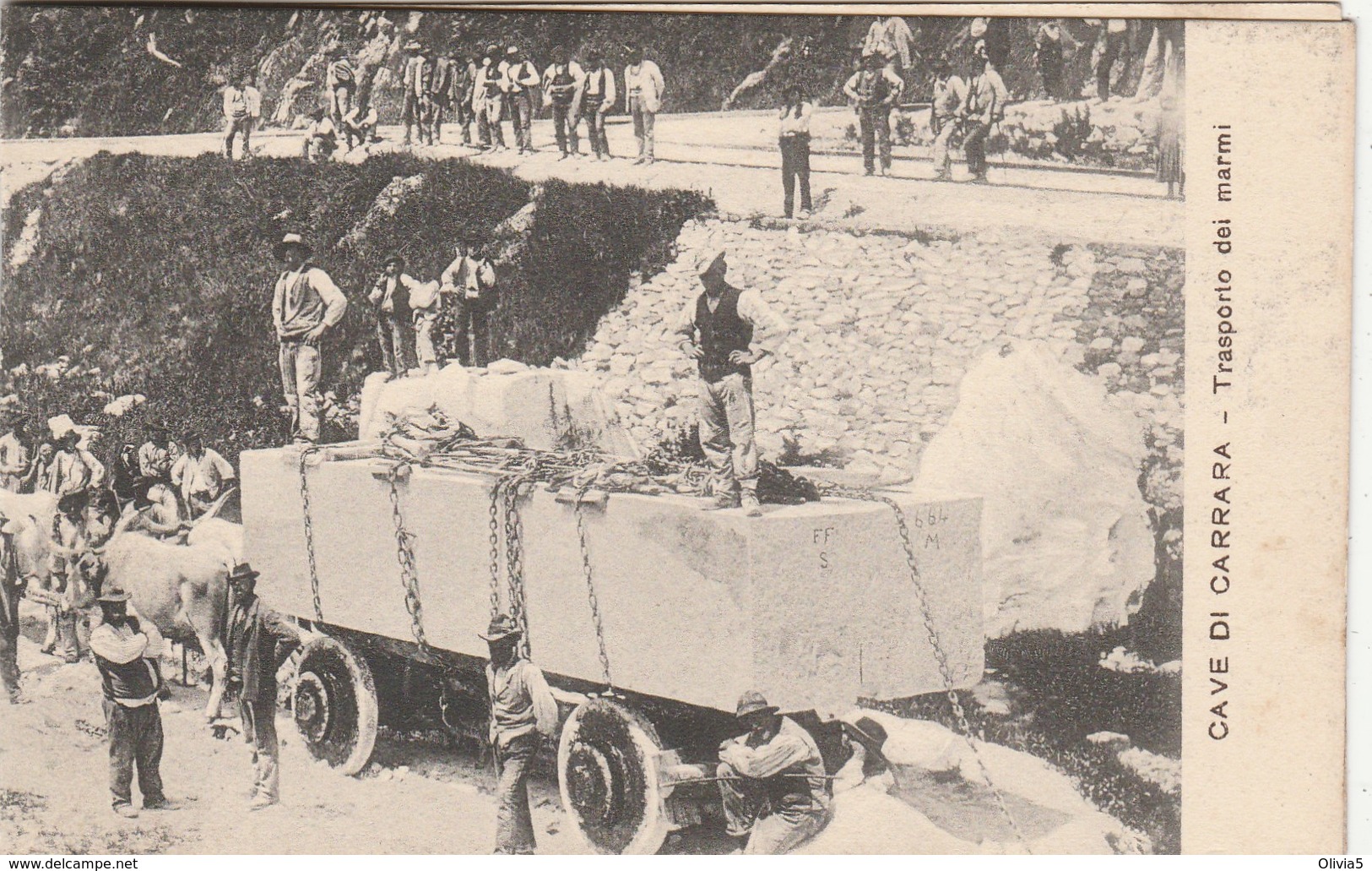 CAVE DI CARRARA - TRASPORTO DEI MARMI - Carrara