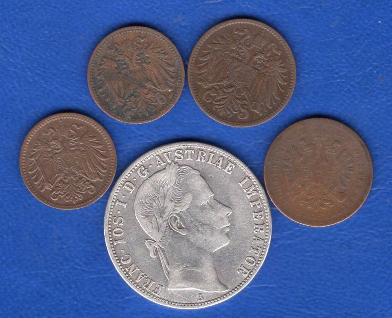 Autriche  Florin  1860  +  4  Pieces - Austria