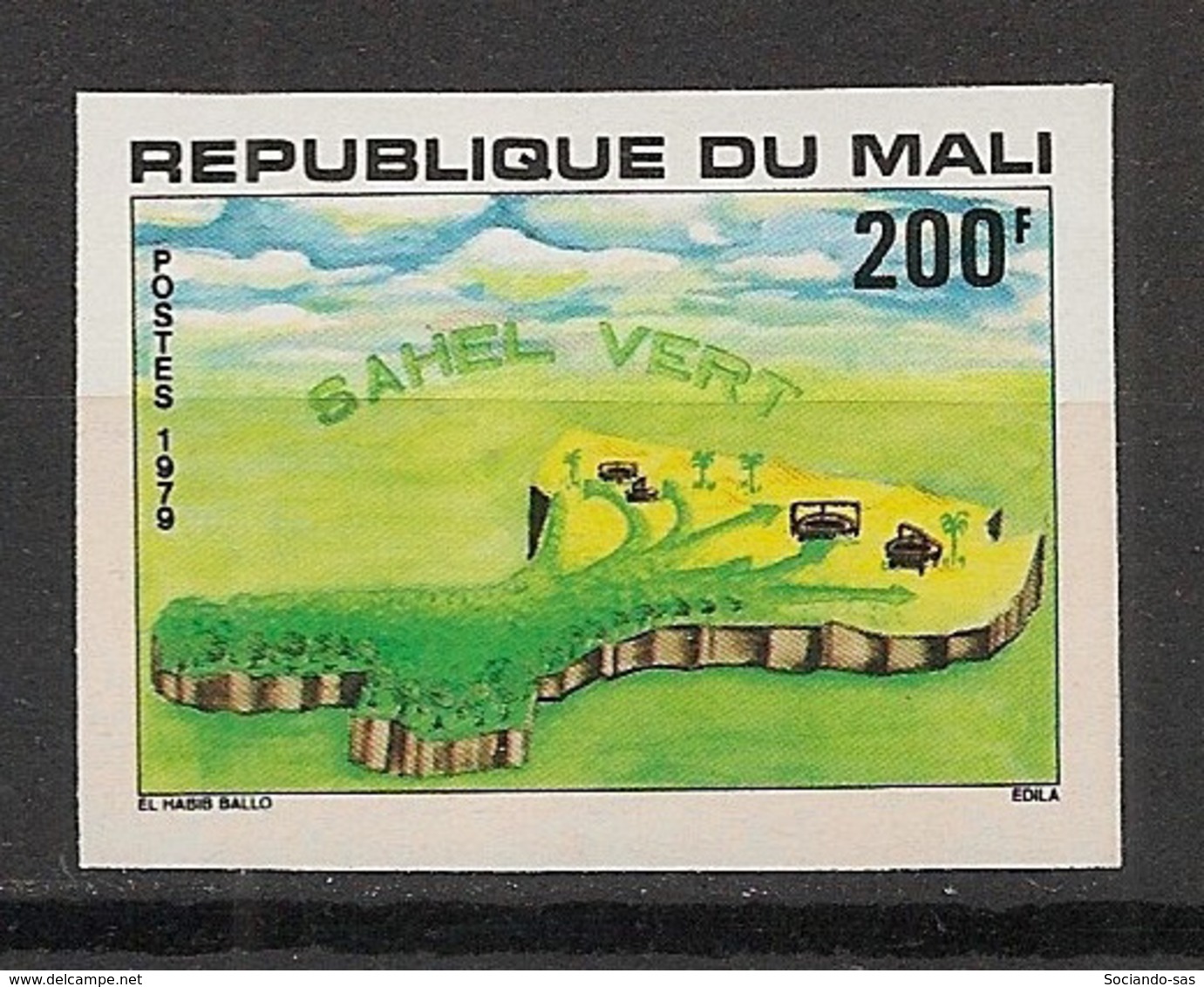 Mali - 1979 - N°Yv. 344 - Sahel Vert - Non Dentelé / Imperf. - Neuf Luxe ** / MNH / Postfrisch - Mali (1959-...)