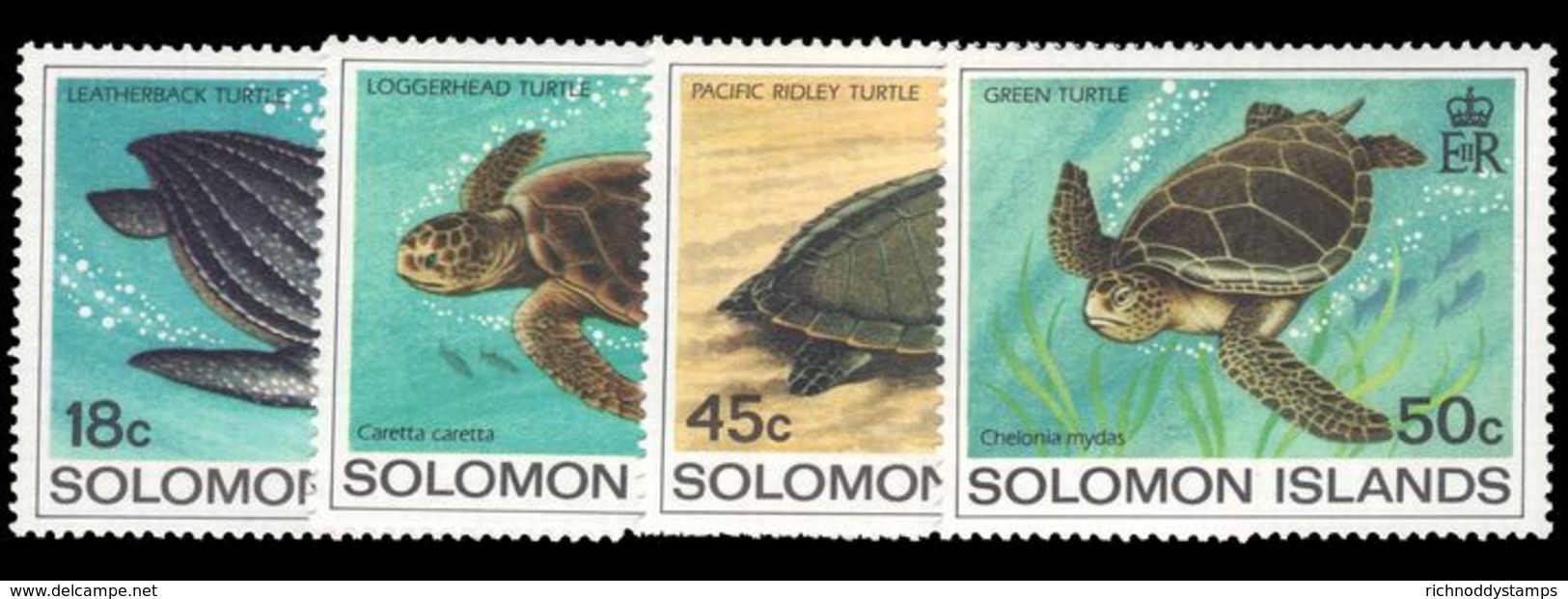 Solomon Islands 1983 Turtles Unmounted Mint. - Solomon Islands (1978-...)