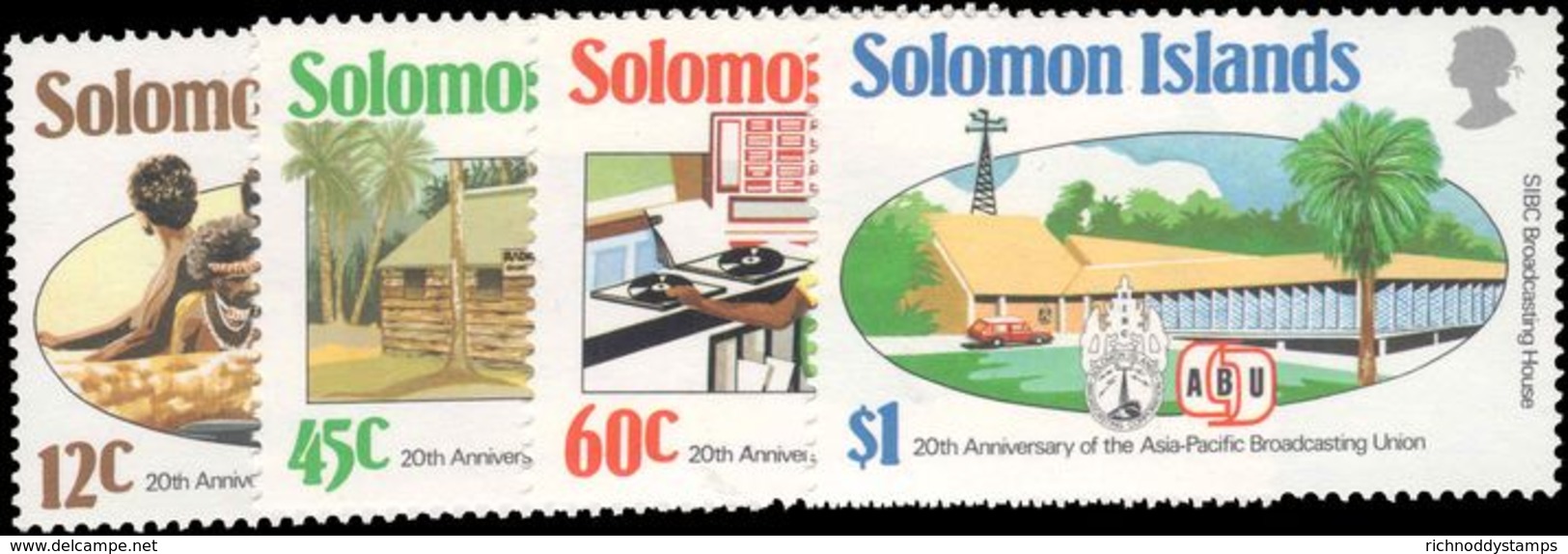 Solomon Islands 1984 Broadcasting Union Unmounted Mint. - Solomon Islands (1978-...)