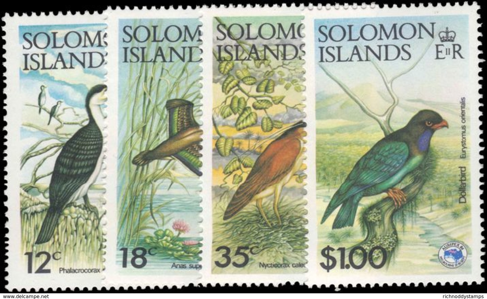 Solomon Islands 1984 Ausipex Birds Unmounted Mint. - Solomon Islands (1978-...)