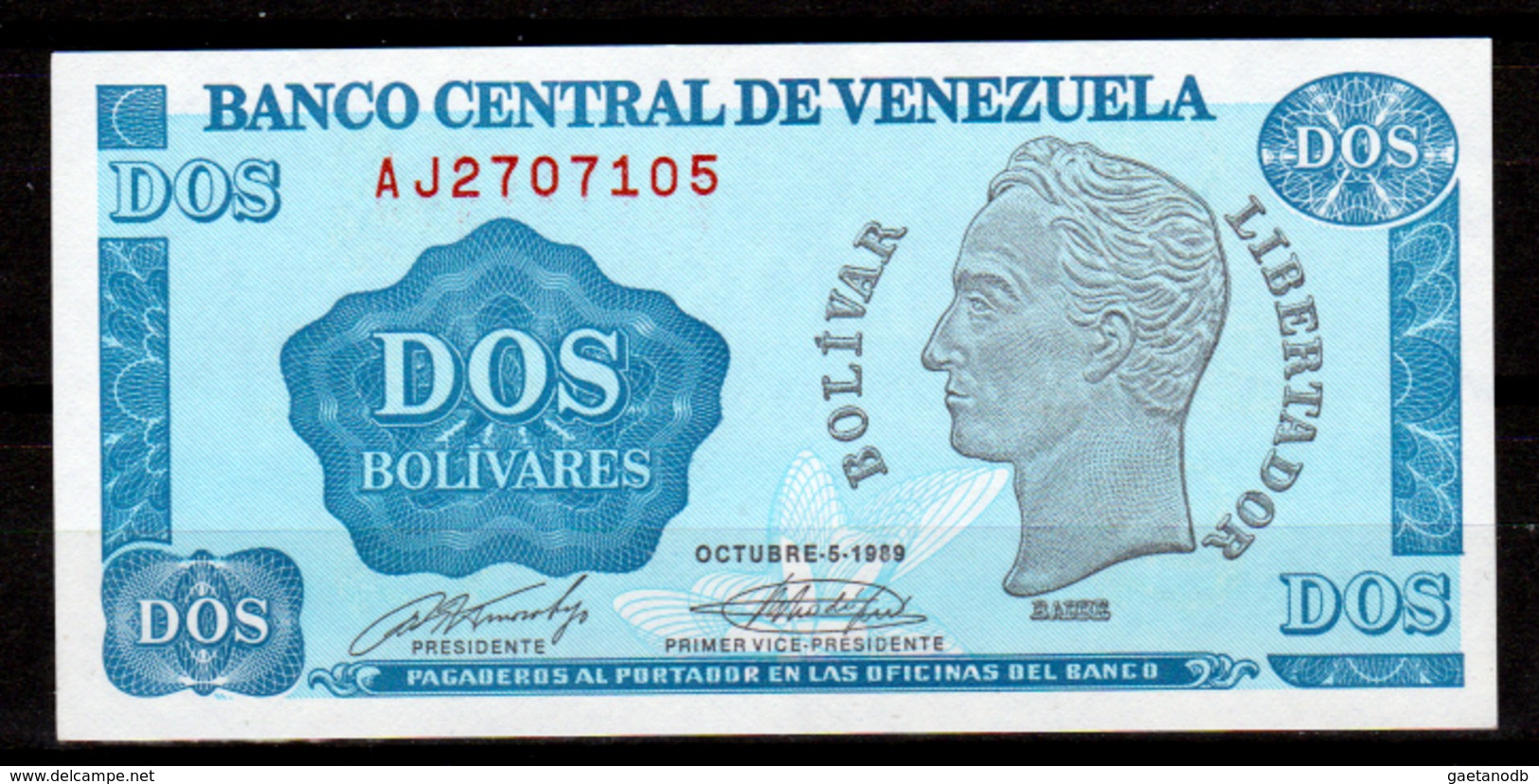 Venezuela-002 - (Immagine Campione) - 2 Bolivar - - Venezuela