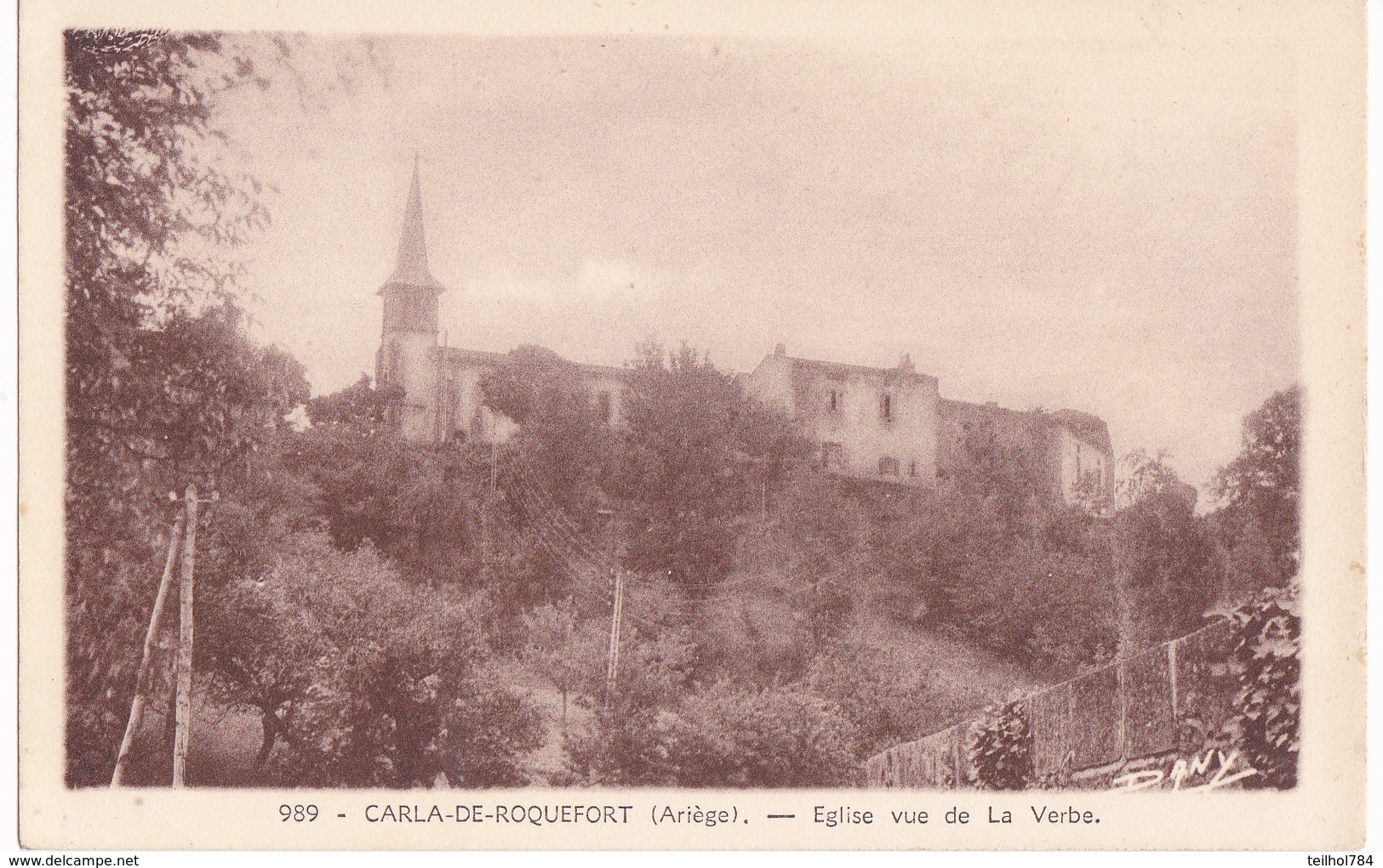 CARLA DE ROQUEFORT  -  EGLISE VUE DE LA VERBE - Other & Unclassified