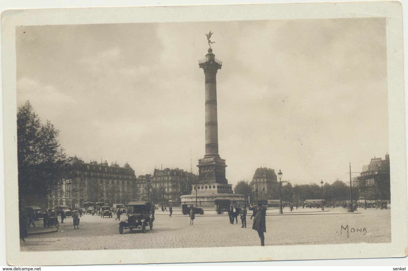 62-524 France Les Petits Tableux De Paris La Place De La Bastille Et La Colonne De Juillet 1073 - Altri & Non Classificati