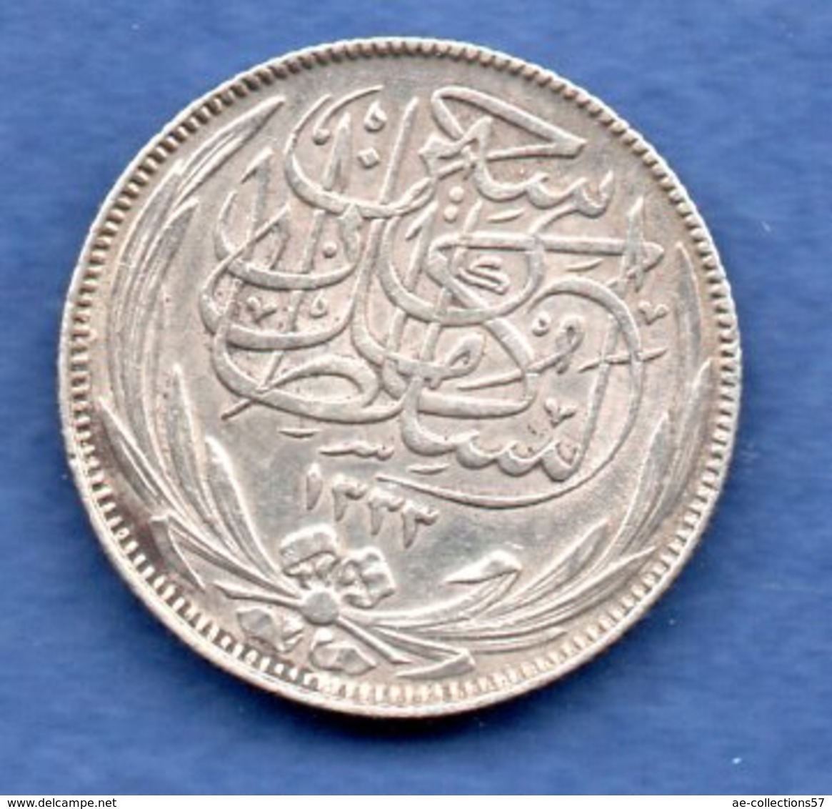 Egypte  -2 Piastres 1917 -  Km # 317.1 -  état   TTB - Egypte