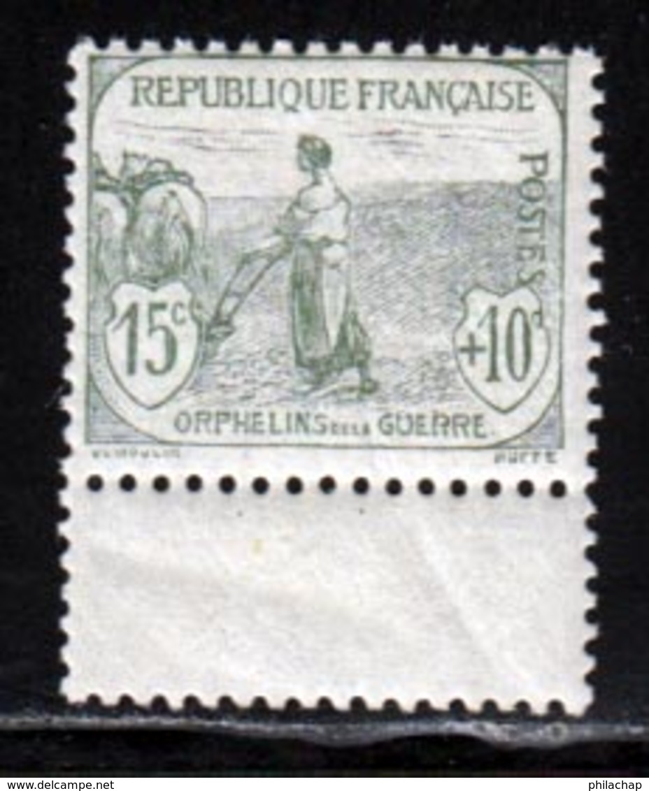 France 1917 Yvert 150 ** TB Bord De Feuille - Neufs