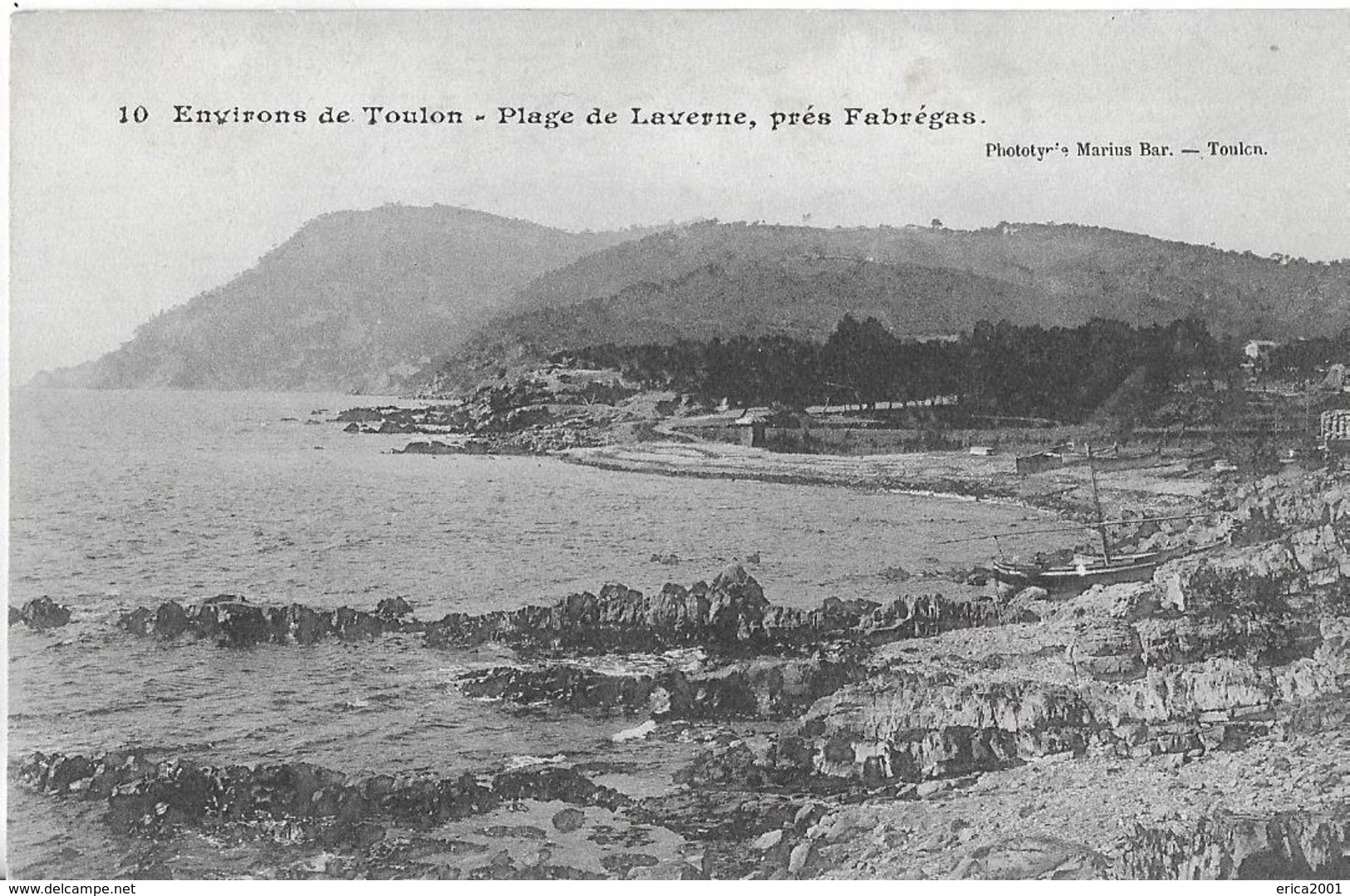 La Seyne-sur-Mer. Plage De La Verne Pres De L'anse De Fabrégas. - La Seyne-sur-Mer