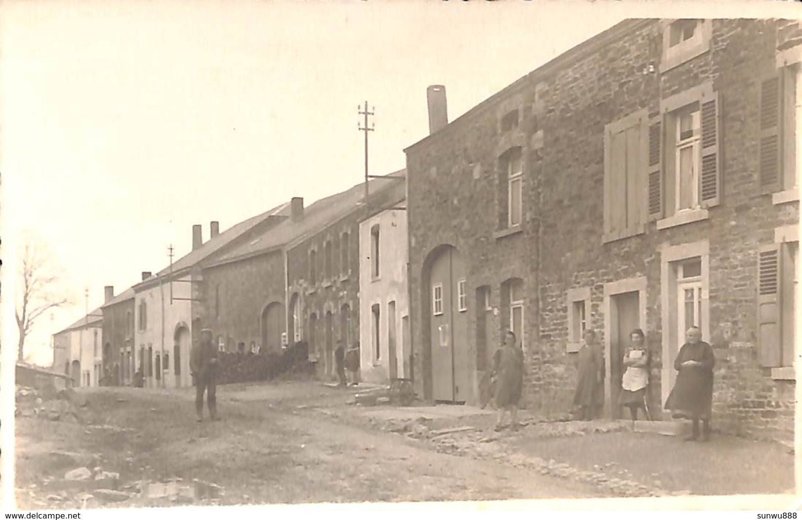 Gedinne - Véritable Photo Bromide - Rue Des Juifs (animée, N. Laflotte) - Gedinne