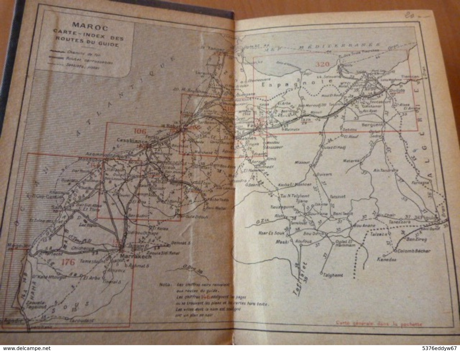 Les Guides Bleus. Le Maroc. Colonie Française. Afrique Du Nord. 1921 - 1901-1940