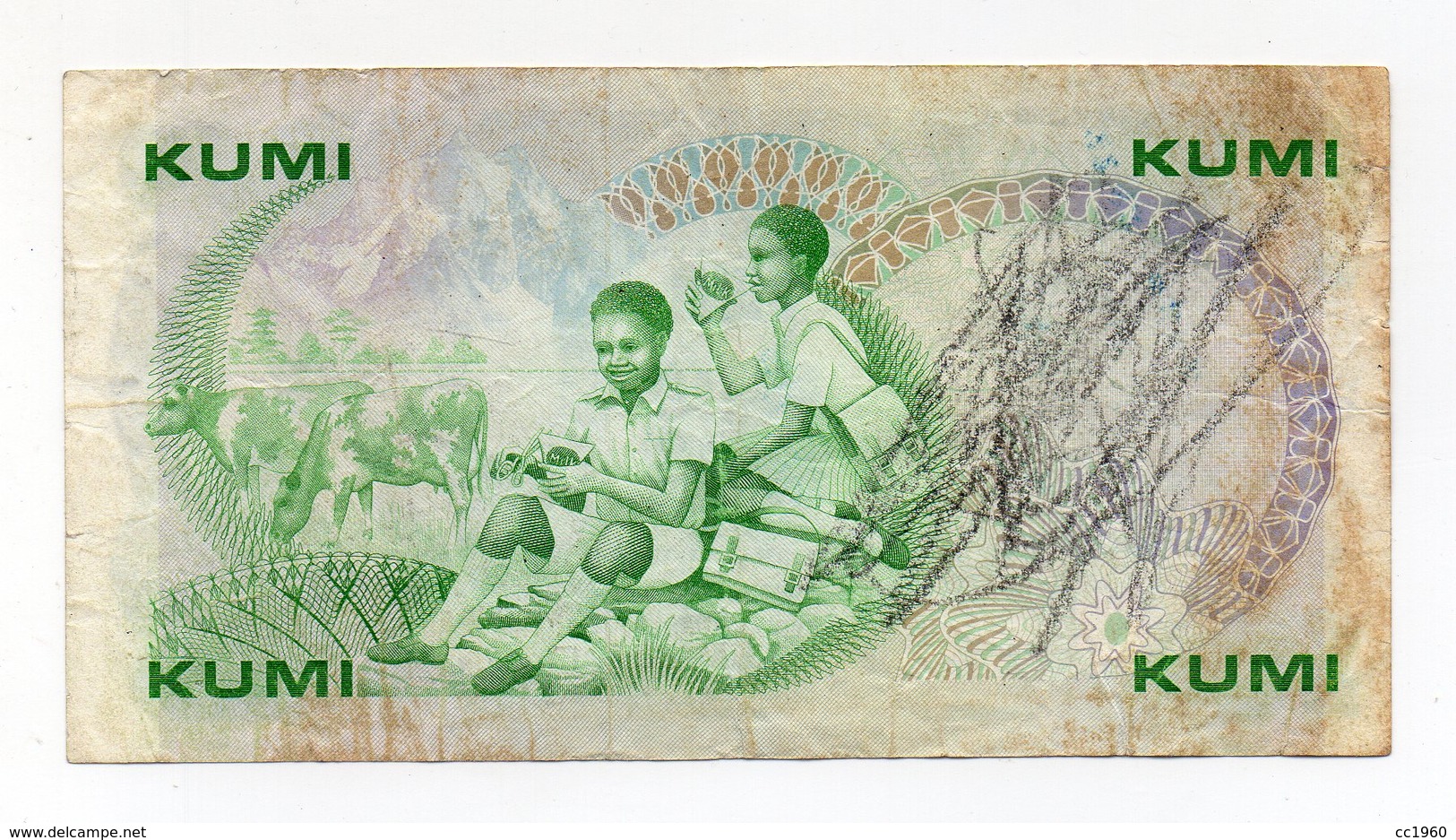 Kenya - 1982 - Banconota Da 10 Scellini KUMI - Usata - (FDC15200) - Kenia