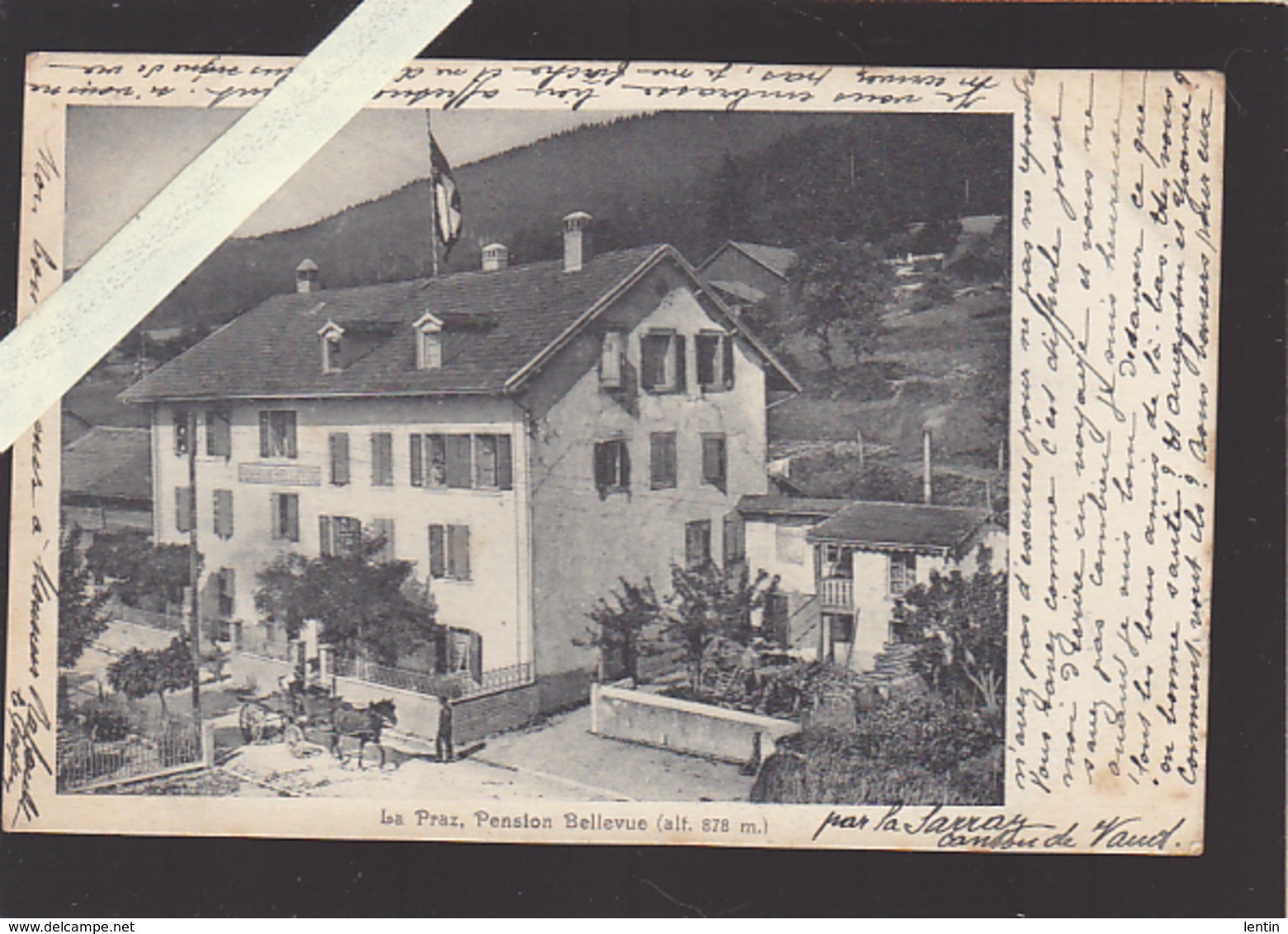 Suisse / La Praz /  Pension Bellevue - Bellevue