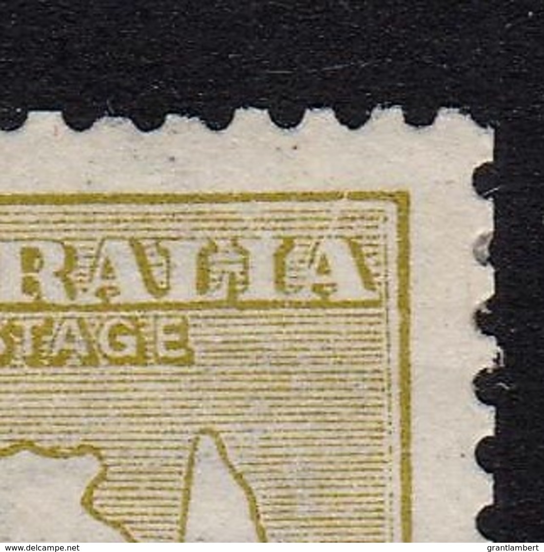 Australia 1913 Kangaroo 3d Olive 1st Wmk MH - Listed Variety- - Ungebraucht