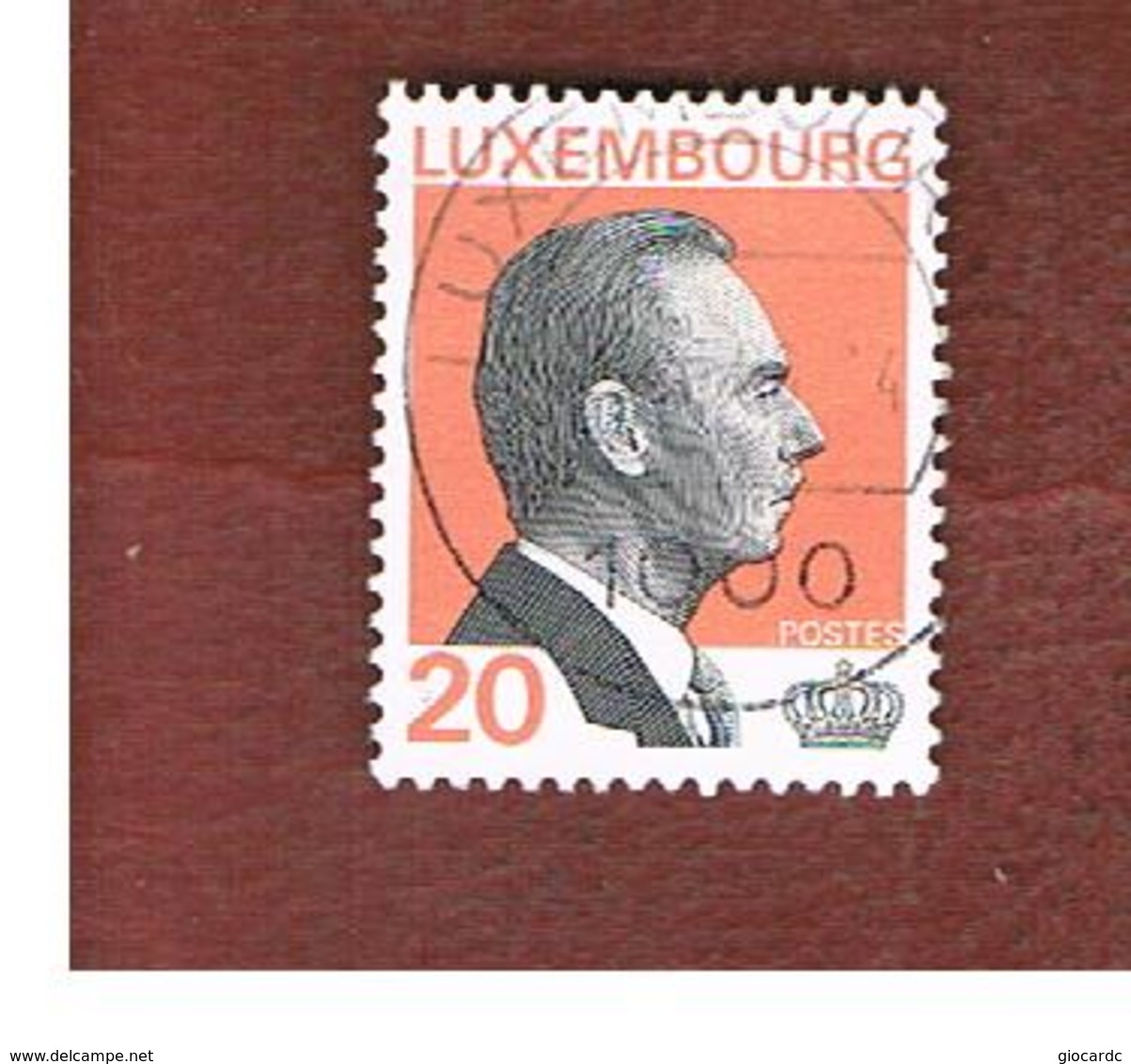 LUSSEMBURGO (LUXEMBOURG)   -   SG 1341   -   1994 GRAND DUKE JEAN     20        -  USED - 1993-.. Jean