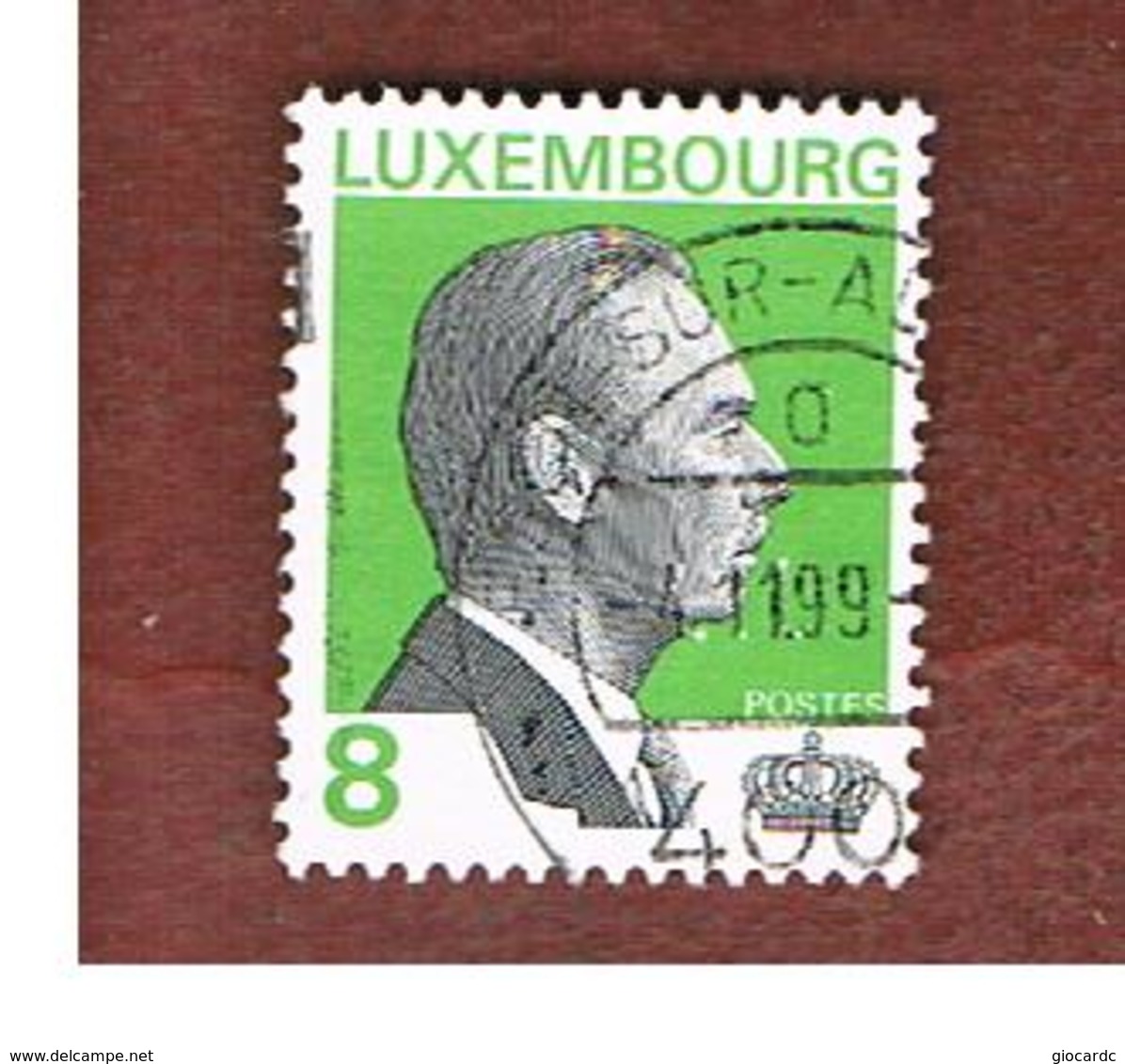 LUSSEMBURGO (LUXEMBOURG)   -   SG 1334  -   1997 GRAND DUKE JEAN     8        -  USED - 1993-.. Jean