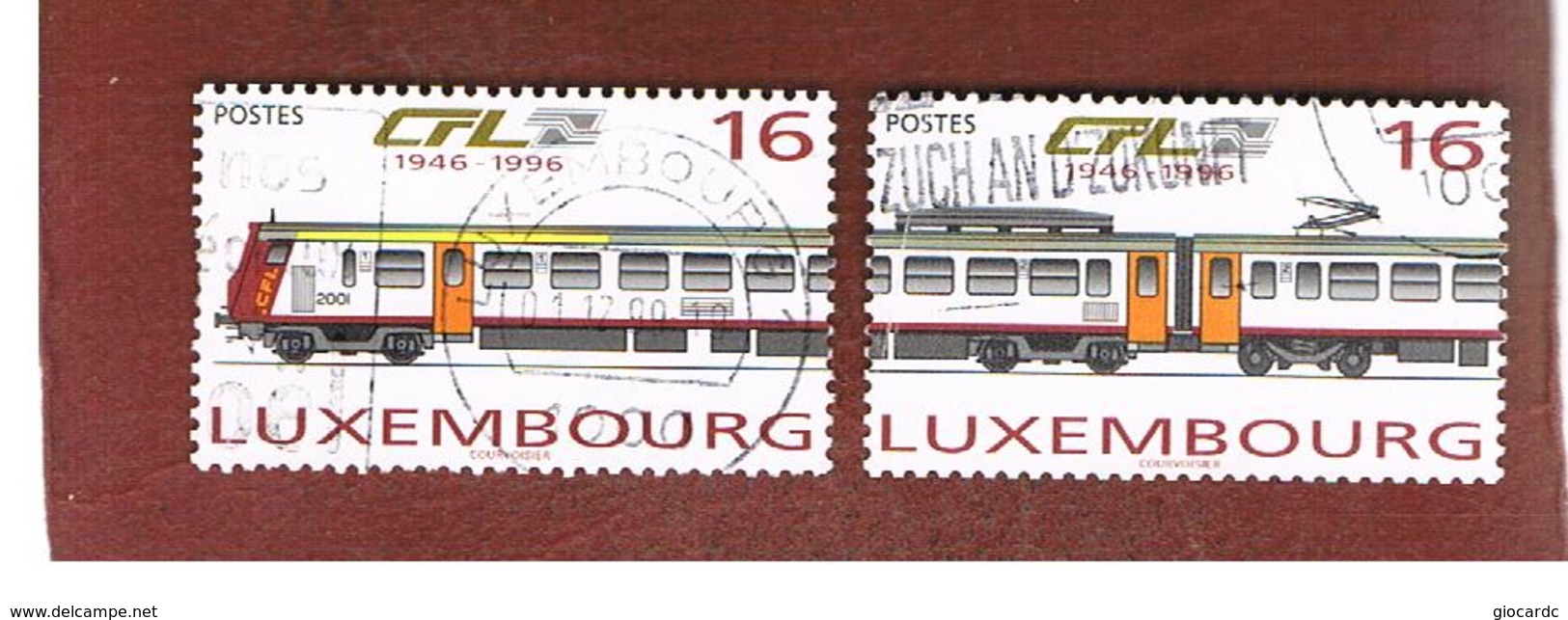 LUSSEMBURGO (LUXEMBOURG)   -   SG 1414  -   1996  NATIONAL RAILWAY COMPANY    -  USED - Usati