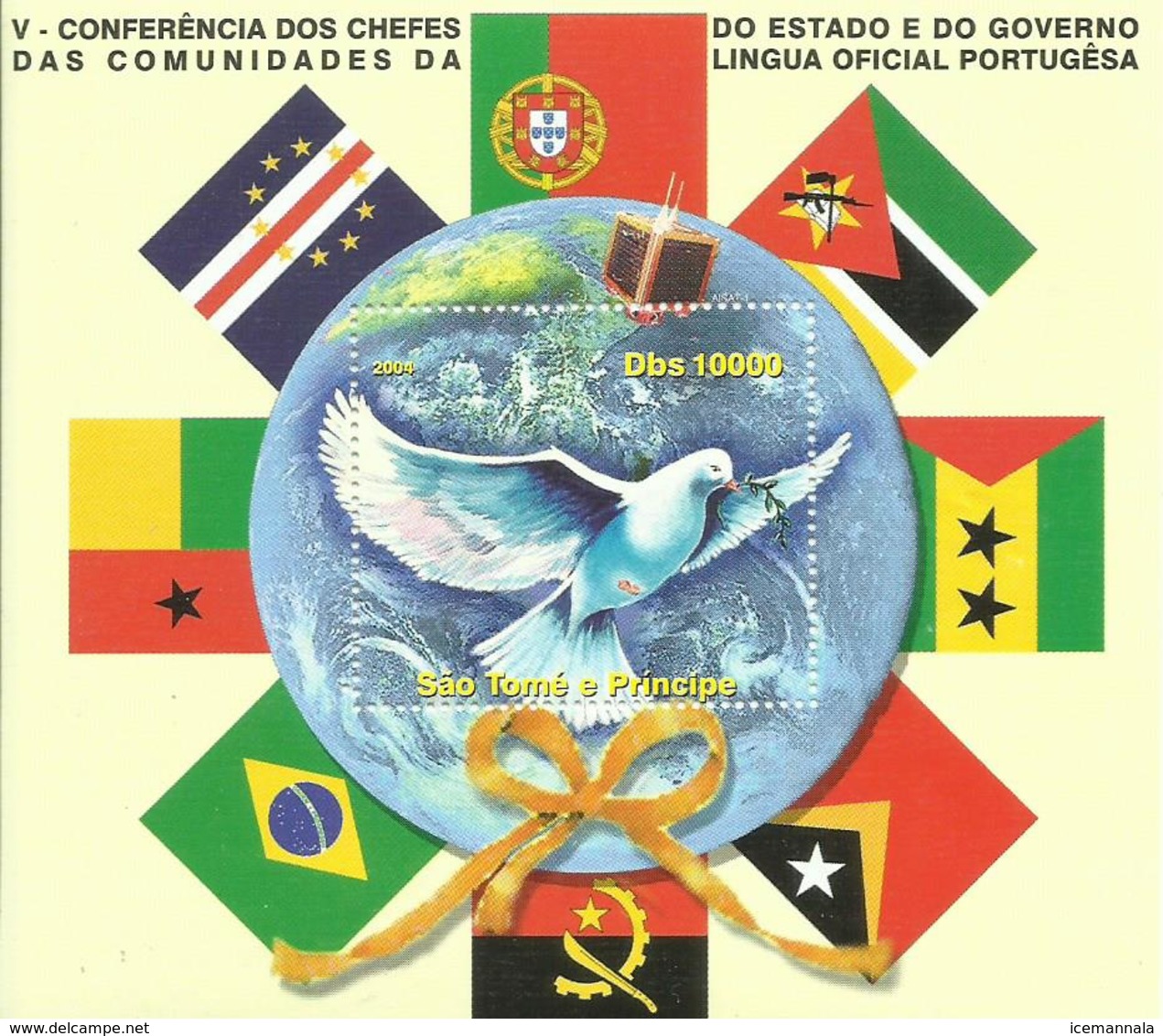 SANTO TOME ET PRINCIPE   H/B  LENGUAS PORTUGUESAS     MNH  ** - Sao Tomé Y Príncipe