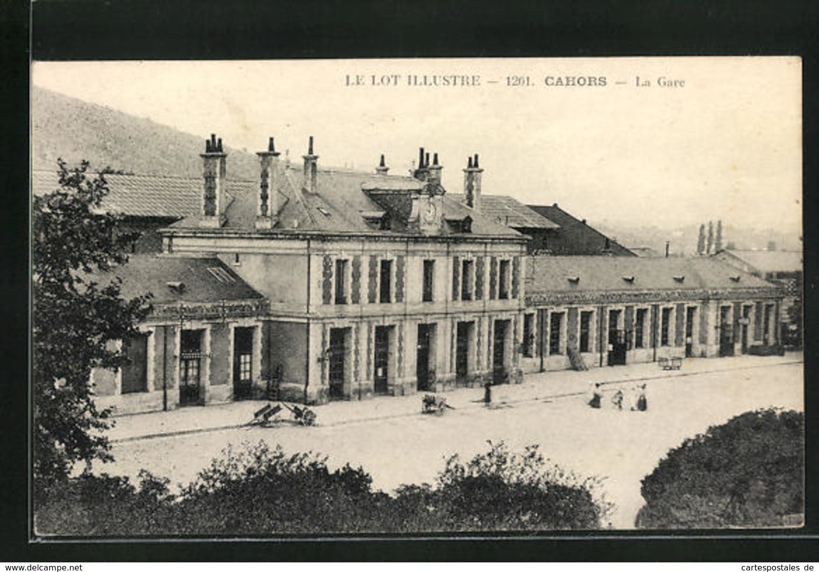 CPA Cahors, La Gare, Vue De La Gare - Cahors